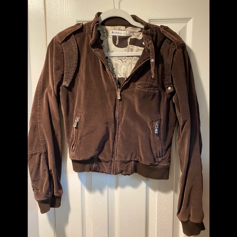 Ben Sherman jacket brown fine corduroy